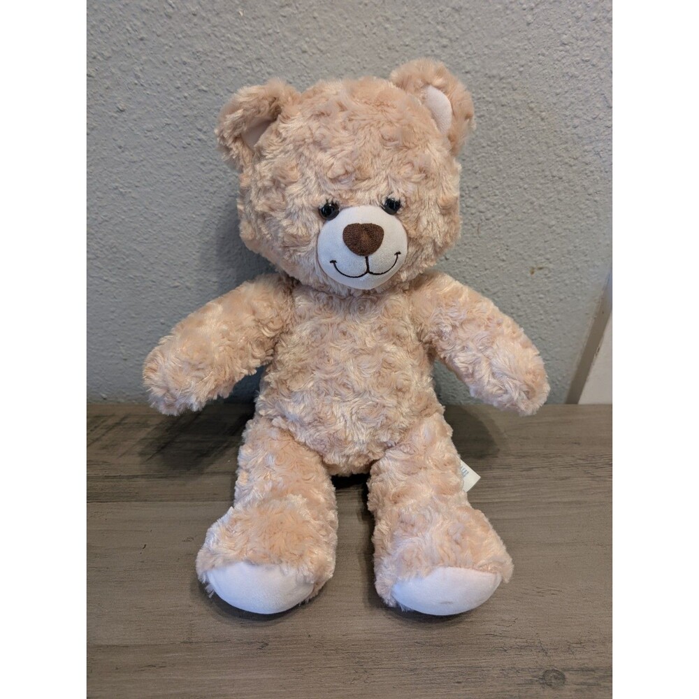 Build-A-Bear Tan Teddy Bear Plush 17” Classic Brown Stuffed Animal | B.A.B Paw